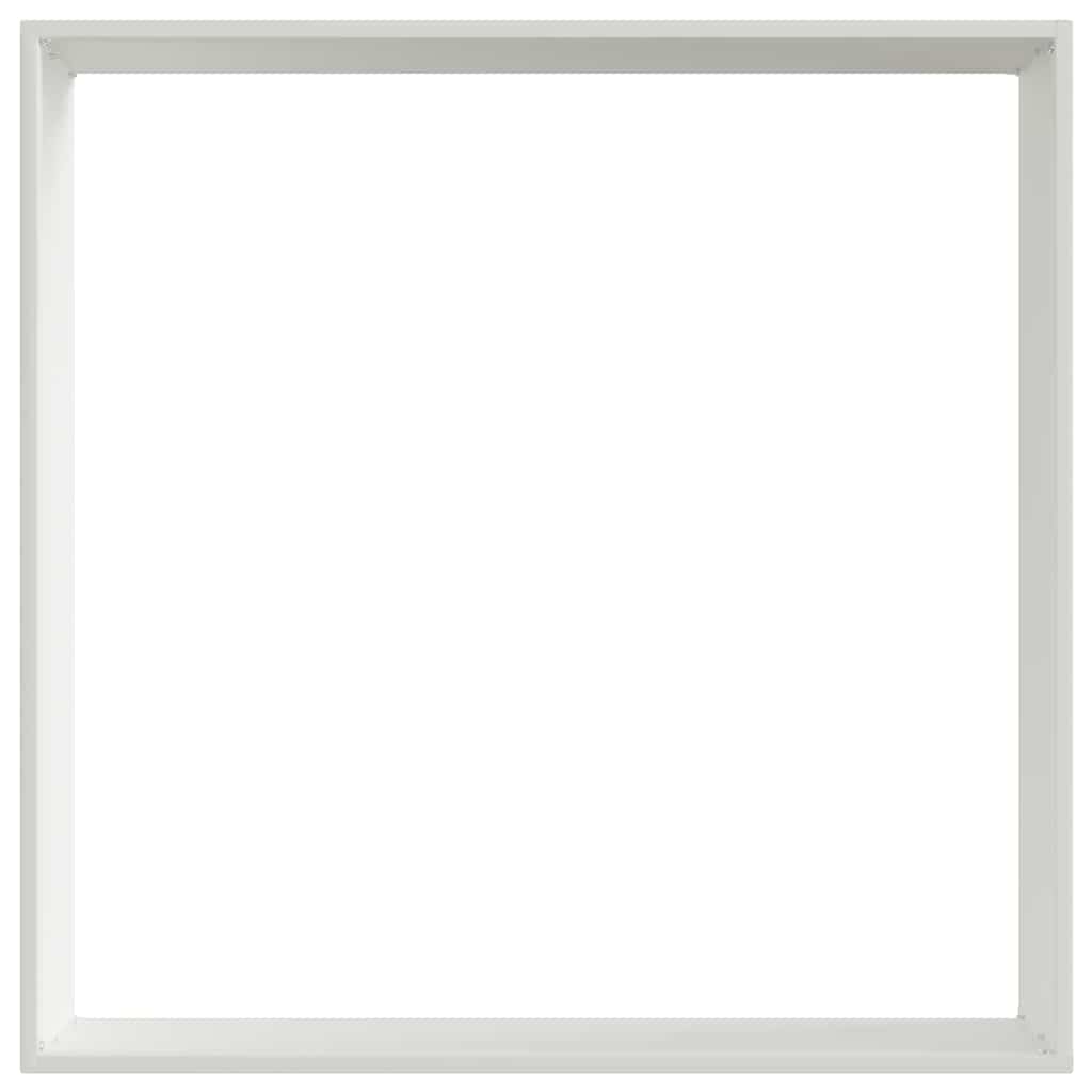 Lawn Edging 6 pcs White 60 x 60 x 13 cm Steel
