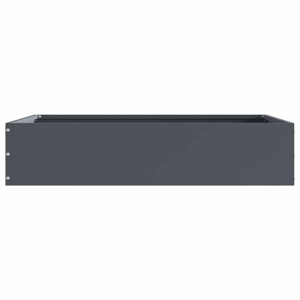 Lawn Edging 6 pcs Anthracite 60 x 60 x 13 cm Steel