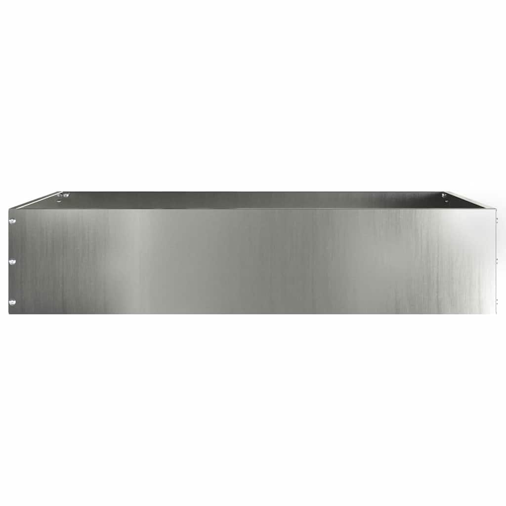 Lawn Edging 60 x 60 x 13 cm Galvanised Steel Silver