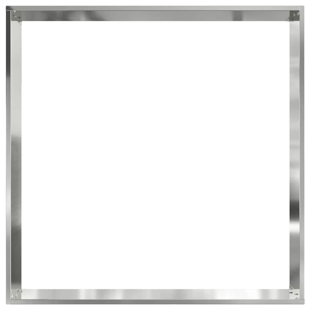 Lawn Edging 60 x 60 x 13 cm Galvanised Steel Silver
