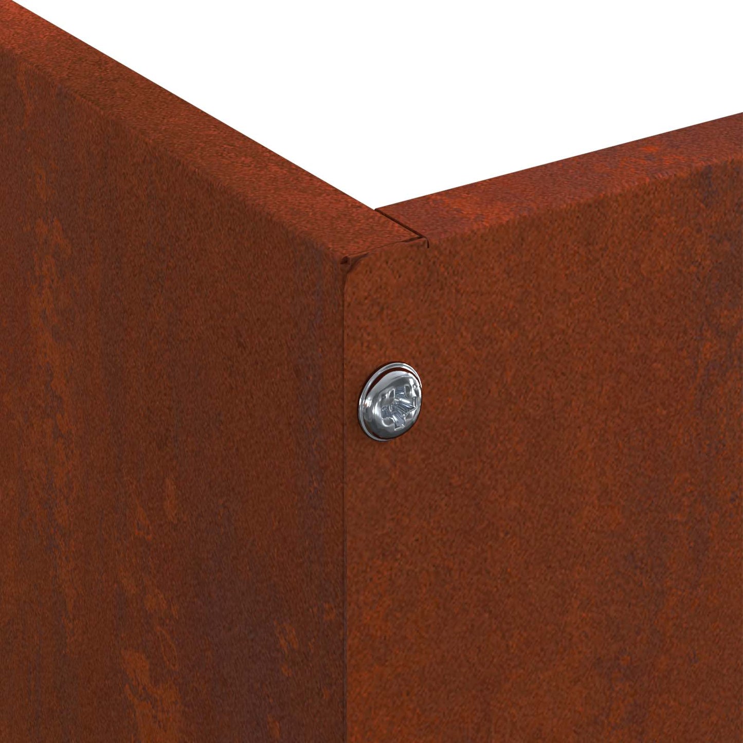 Lawn Edging Rusty 60 x 60 x 13 cm Weathering Steel