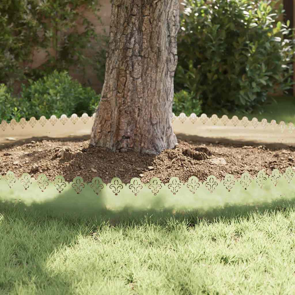Lawn Edgings 20 pcs Silver 103 x 0.05 x 22 cm Stainless Steel