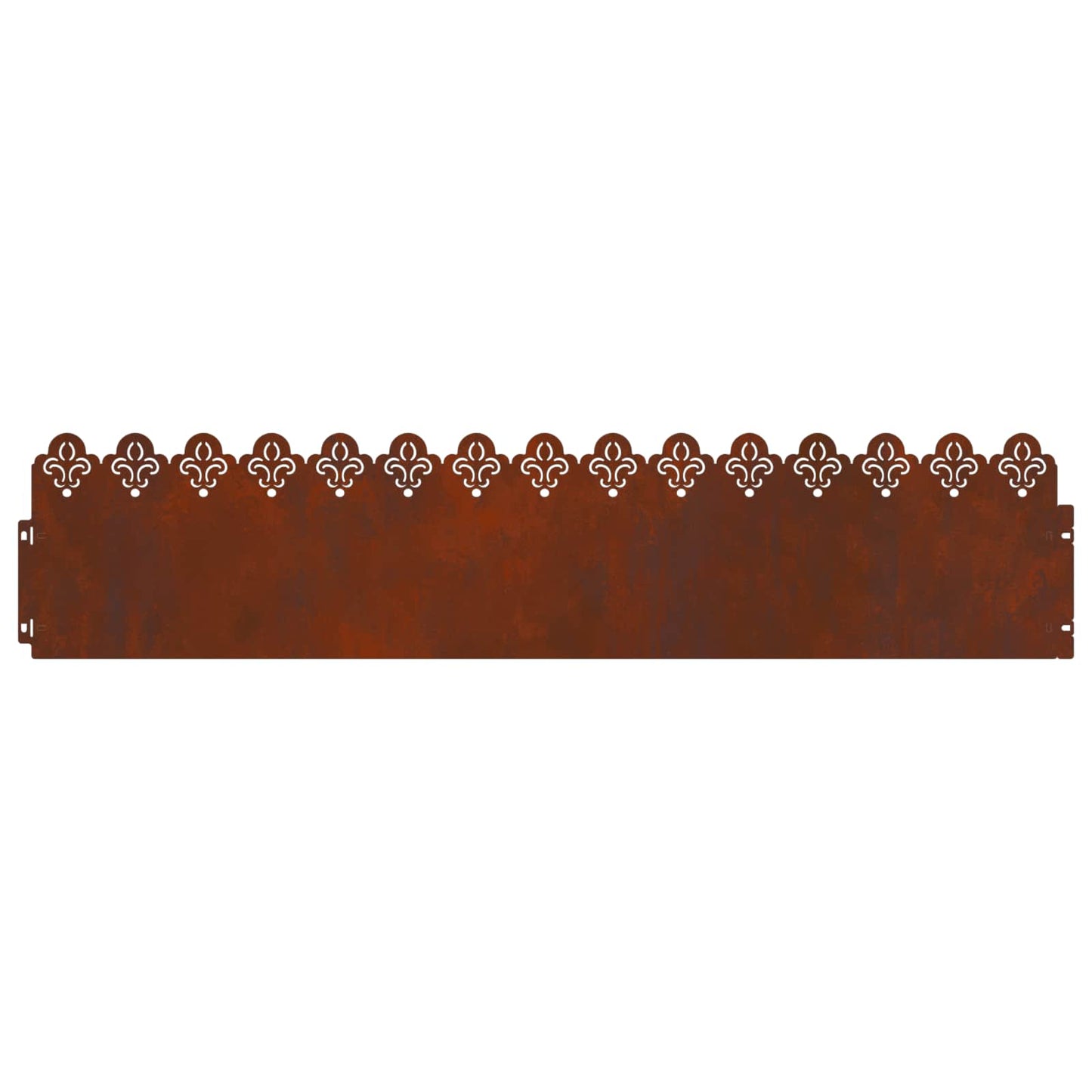 Lawn Edgings 10 pcs 103 x 0.05 x 22 cm Weathering Steel Rusty
