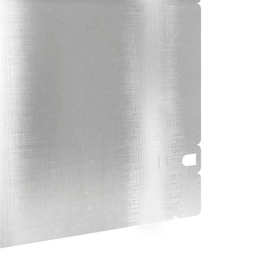Lawn Edgings 10 pcs Silver 103 x 0.05 x 22 cm Stainless Steel
