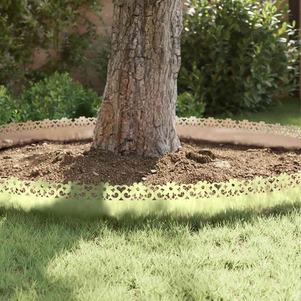 Lawn Edgings 20 pcs Silver 103 x 0.05 x 22 cm Stainless Steel