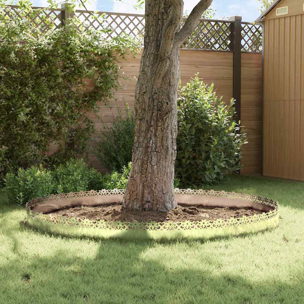 Lawn Edgings 20 pcs Silver 103 x 0.05 x 22 cm Stainless Steel