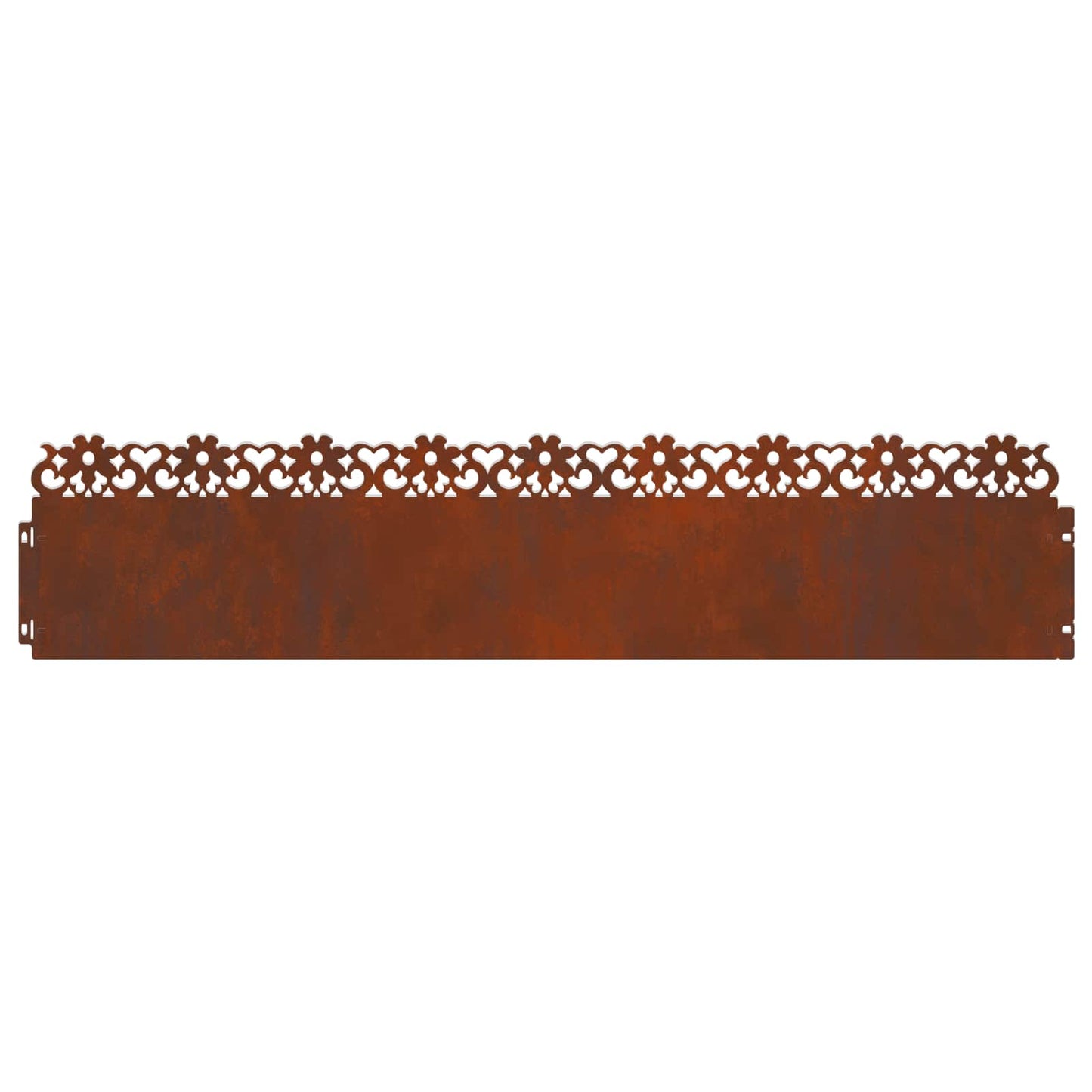 Lawn Edgings 20 pcs 103 x 0.05 x 22 cm Weathering Steel Rusty
