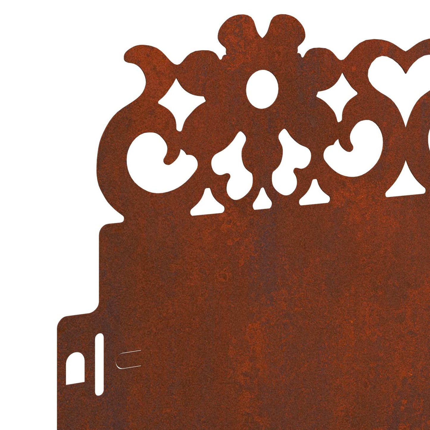 Lawn Edgings 30 pcs 103 x 0.05 x 22 cm Weathering Steel Rusty