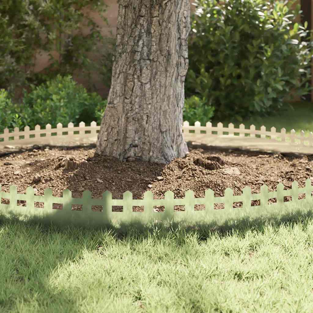 Lawn Edgings 20 pcs 103 x 0.05 x 22 cm Galvanised Steel Silver