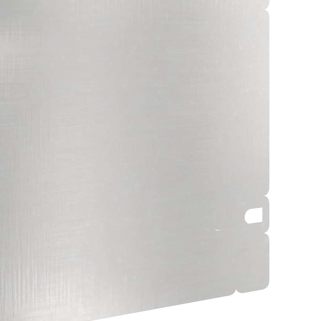 Lawn Edgings 20 pcs Silver 103 x 0.05 x 22 cm Stainless Steel
