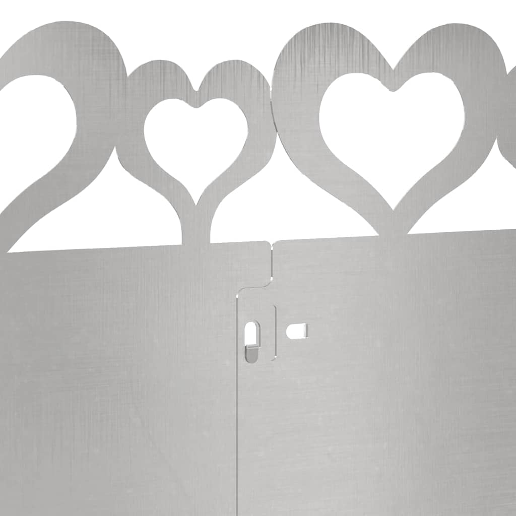 Lawn Edgings 20 pcs Silver 103 x 0.05 x 22 cm Stainless Steel