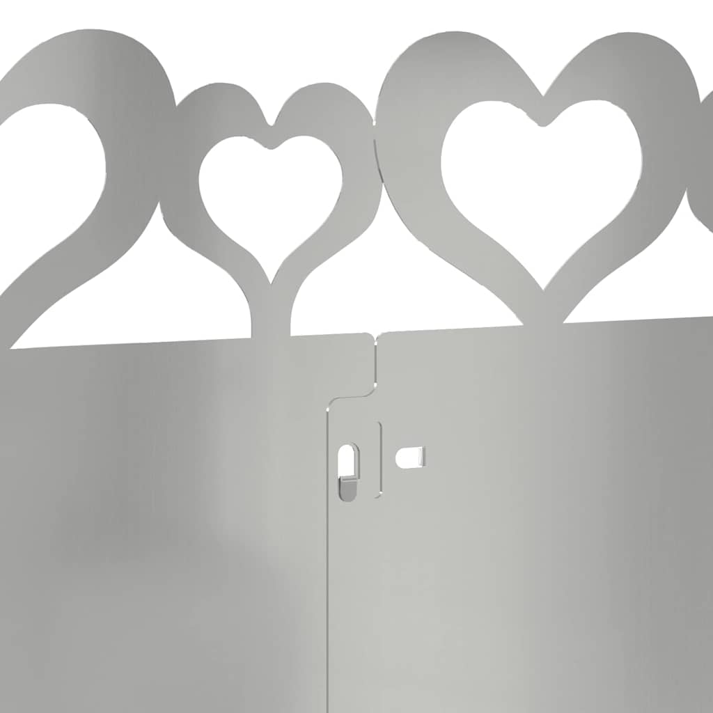 Lawn Edgings 20 pcs 103 x 0.05 x 22 cm Galvanised Steel Silver
