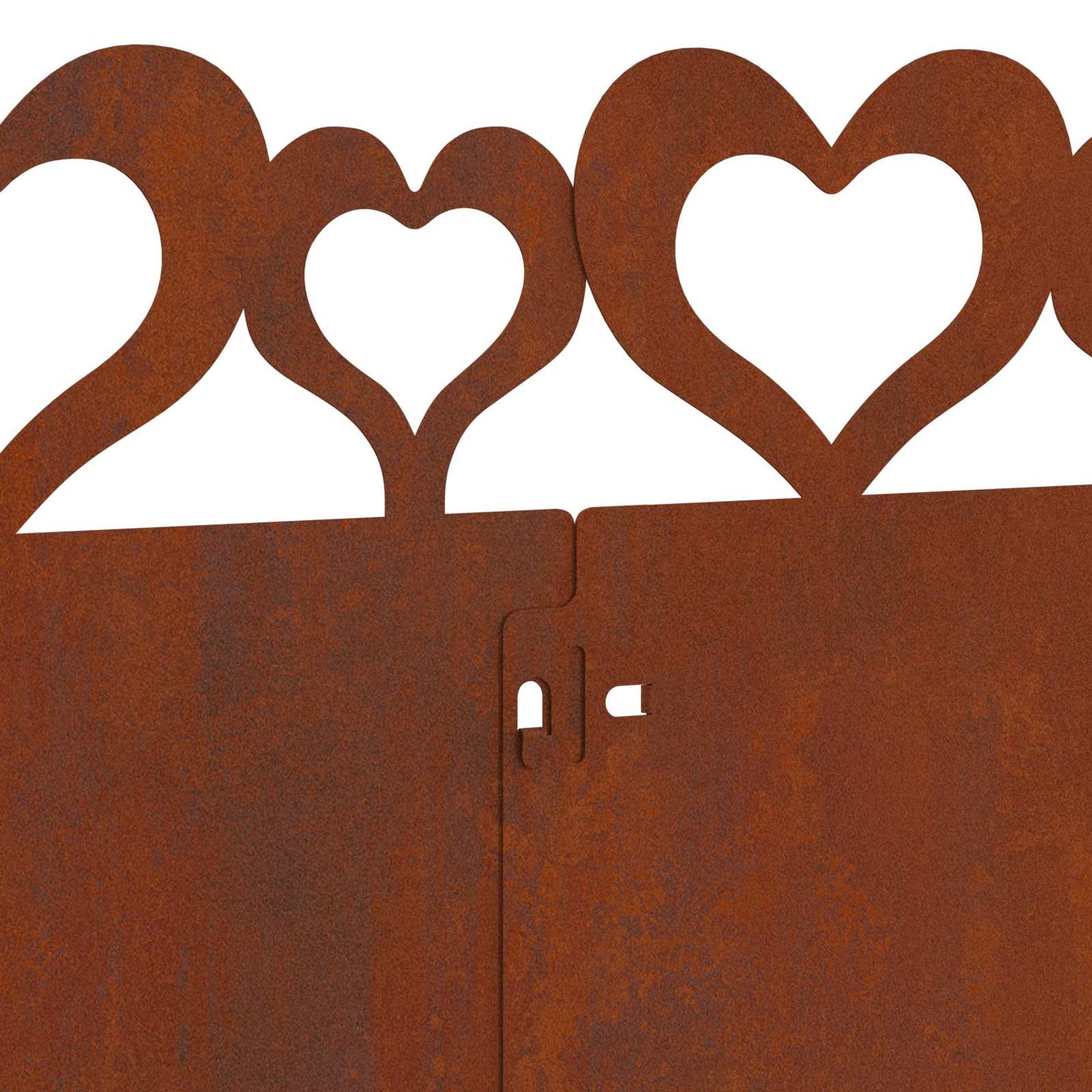 Lawn Edgings 10 pcs 103 x 0.05 x 22 cm Weathering Steel Rusty