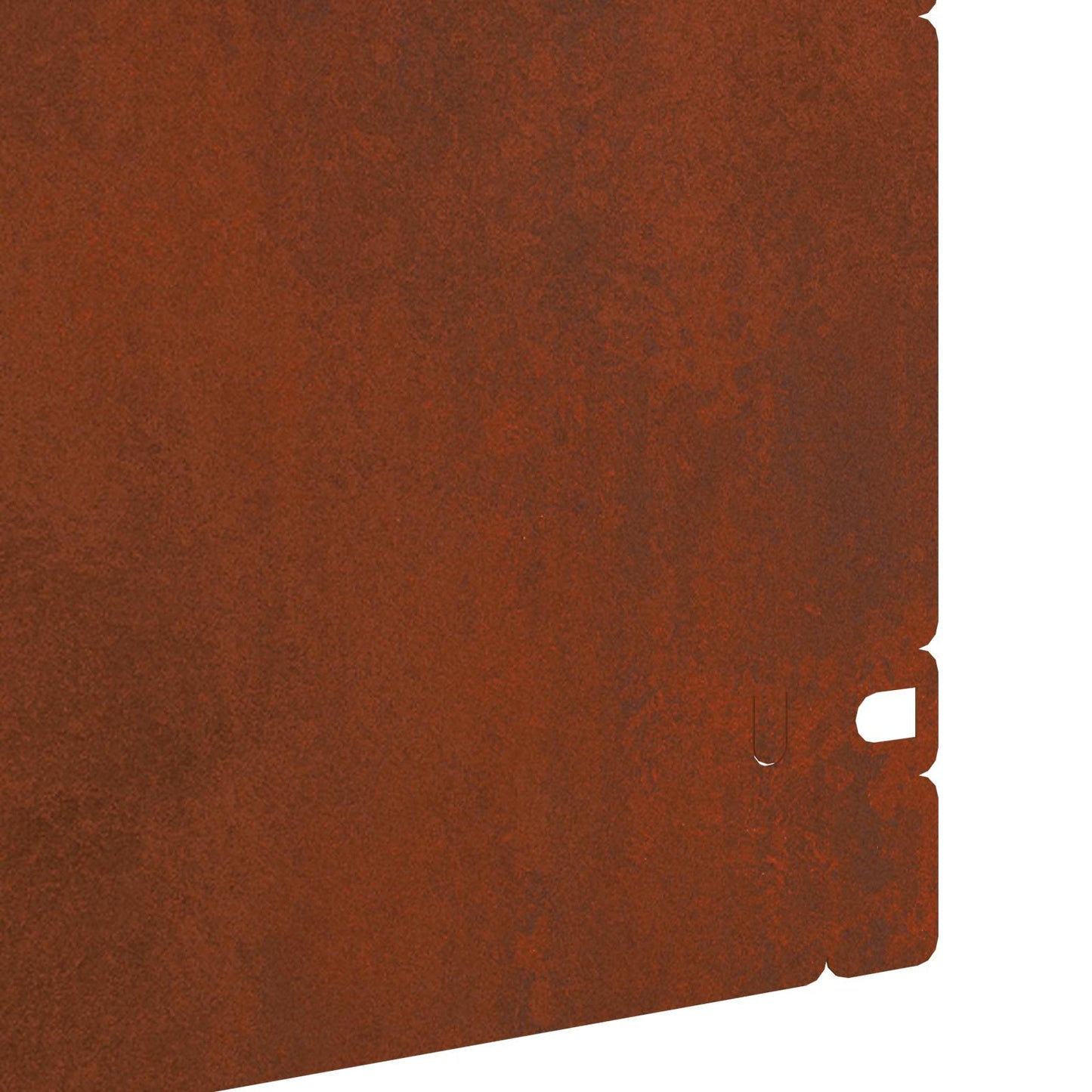 Lawn Edgings 20 pcs 103 x 0.05 x 22 cm Weathering Steel Rusty