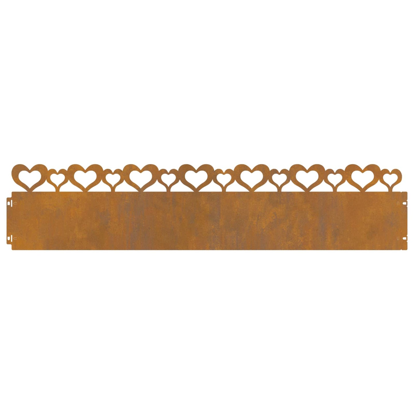 Lawn Edgings 20 pcs 103 x 0.05 x 22 cm Weathering Steel Rusty