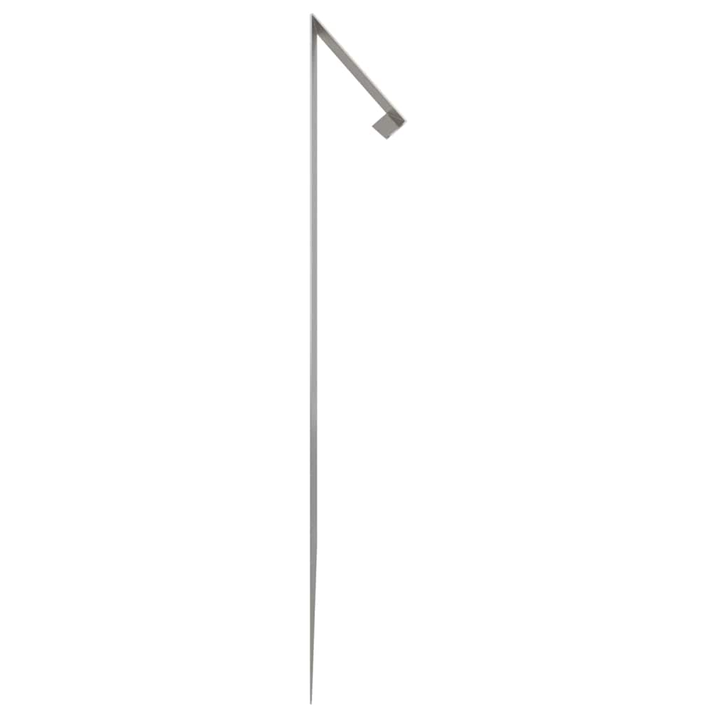 Snail Fence 16 pcs 50 x 3.5 x 25 cm Stainless Steel Silver