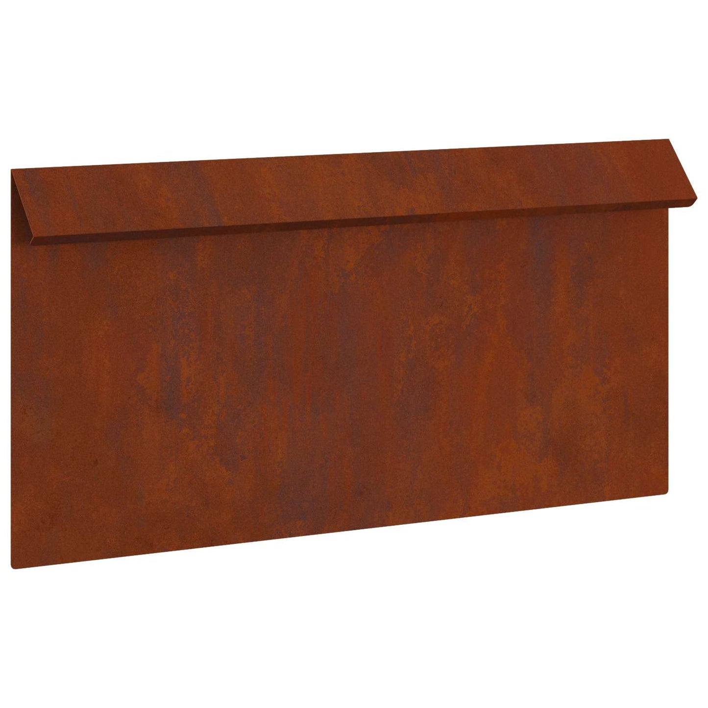 Snail Fence Rusty 50 x 3.5 x 25 cm Weathering Steel