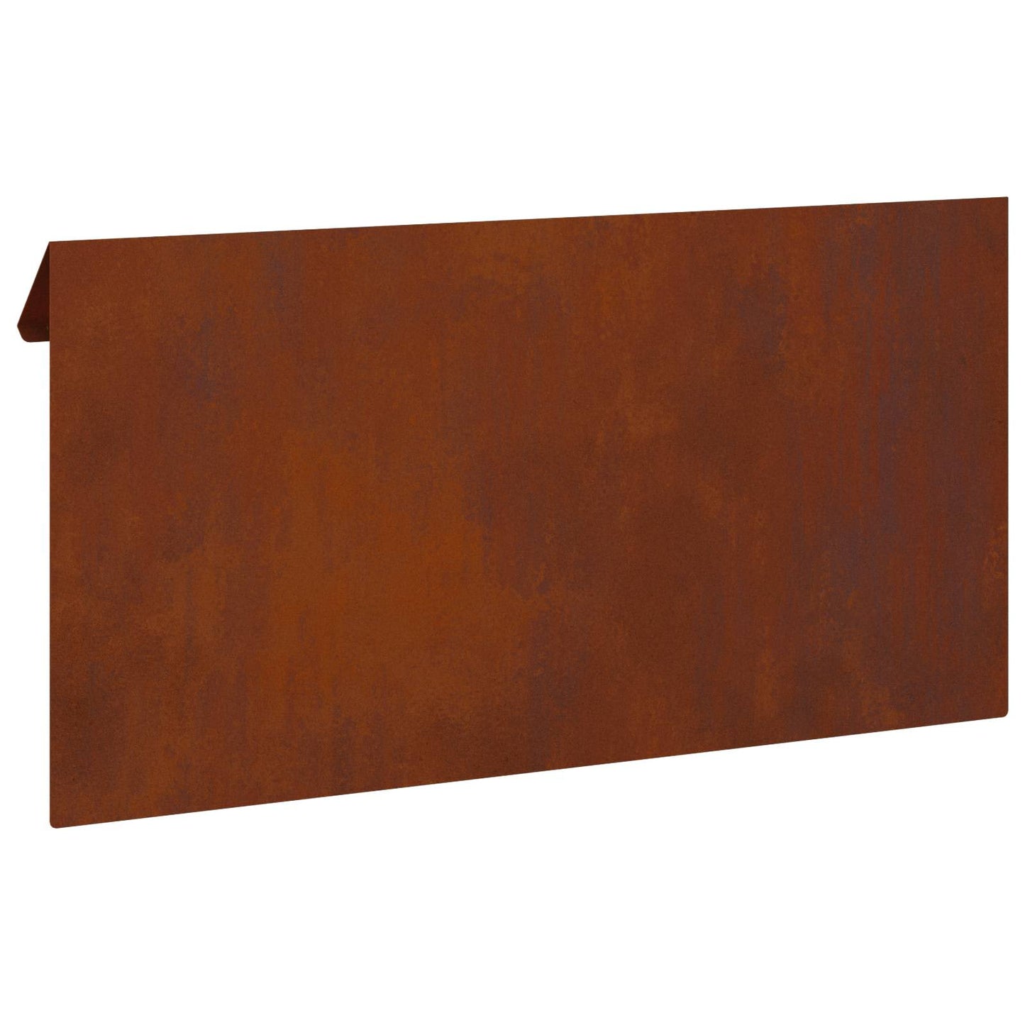 Snail Fence 16 pcs Rusty 50 x 3.5 x 25 cm Weathering Steel