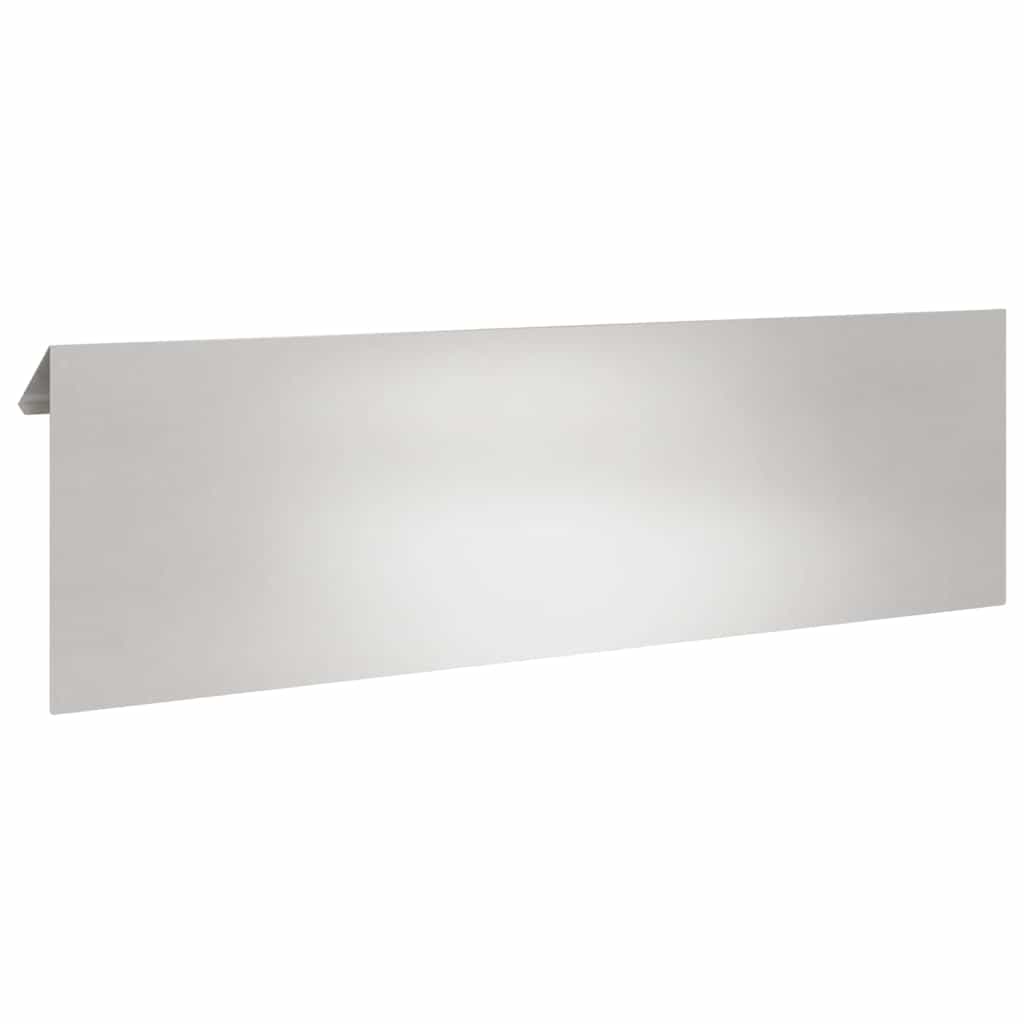 Snail Fence 100 x 3.5 x 25 cm Stainless Steel Silver