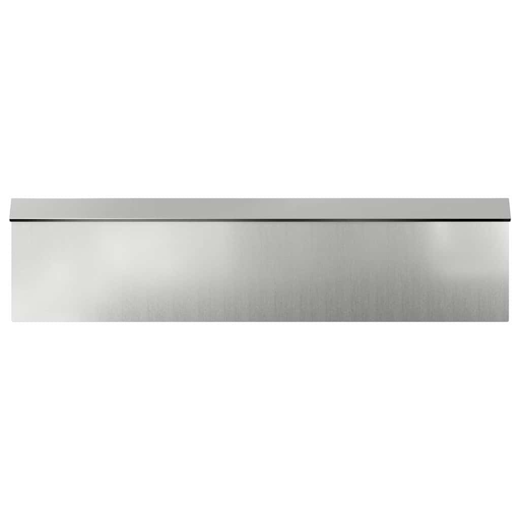 Snail Fence Silver 100 x 3.5 x 25 cm Galvanised Steel