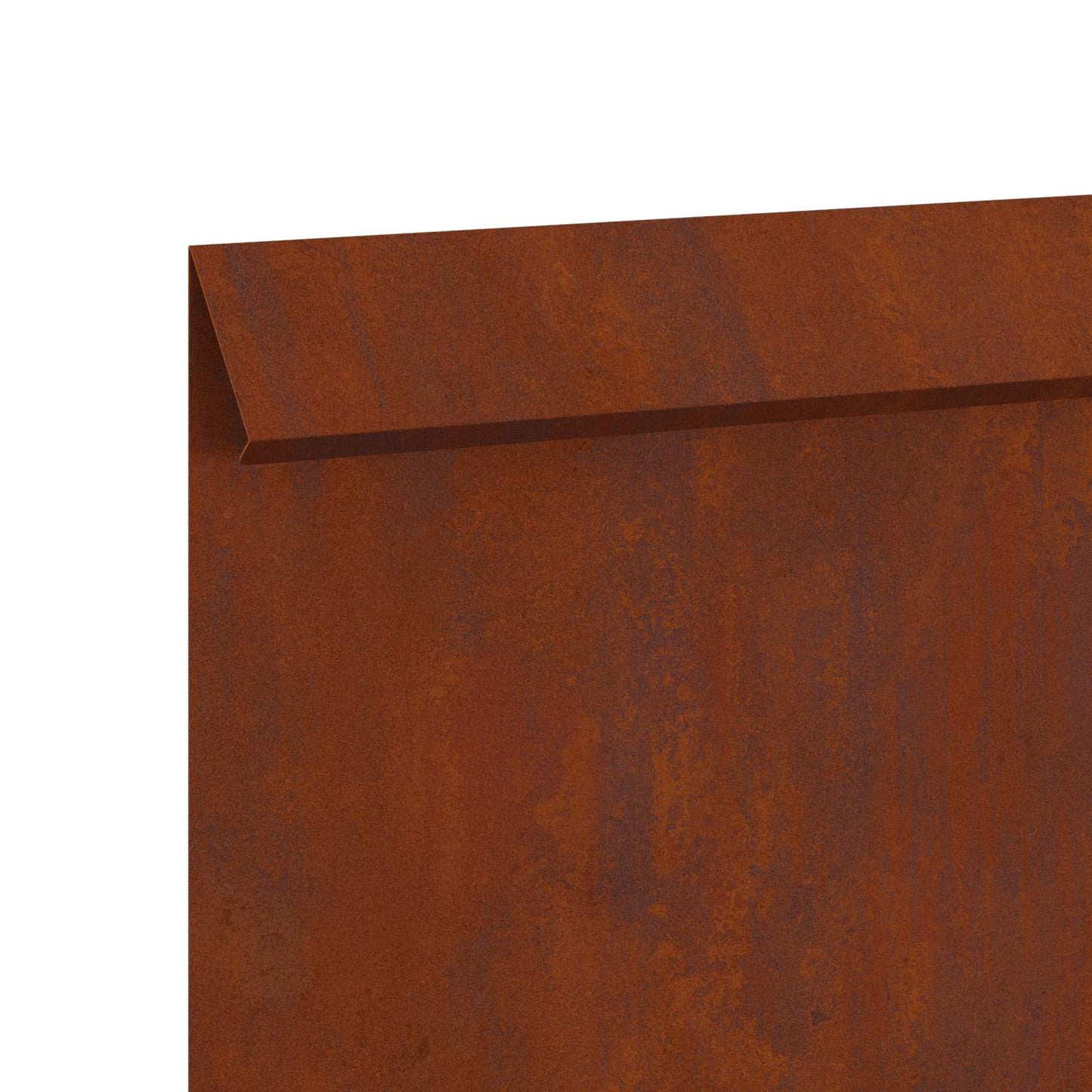Snail Fence Rusty 100 x 3.5 x 25 cm Weathering Steel
