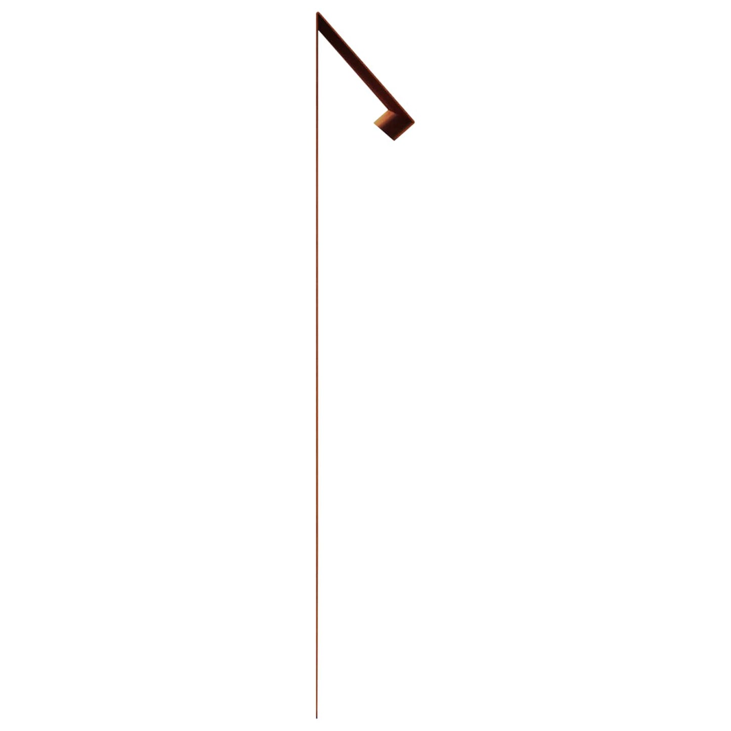 Snail Fence Rusty 100 x 3.5 x 25 cm Weathering Steel