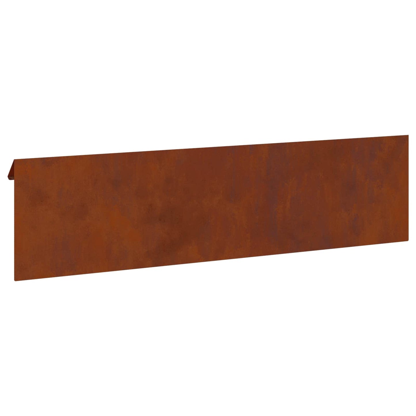 Snail Fence 4 pcs Rusty 100 x 3.5 x 25 cm Weathering Steel