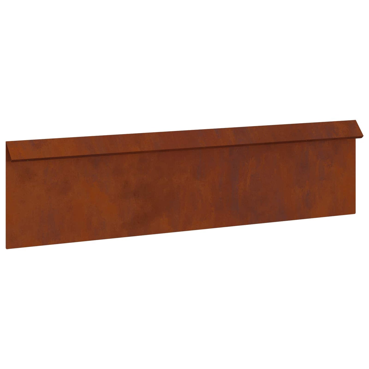 Snail Fence 16 pcs Rusty 100 x 3.5 x 25 cm Weathering Steel