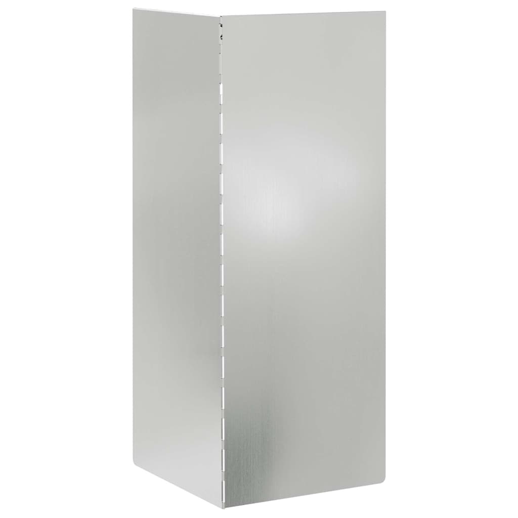 Snail Fence Silver 10 x 10 x 25 cm Galvanised Steel