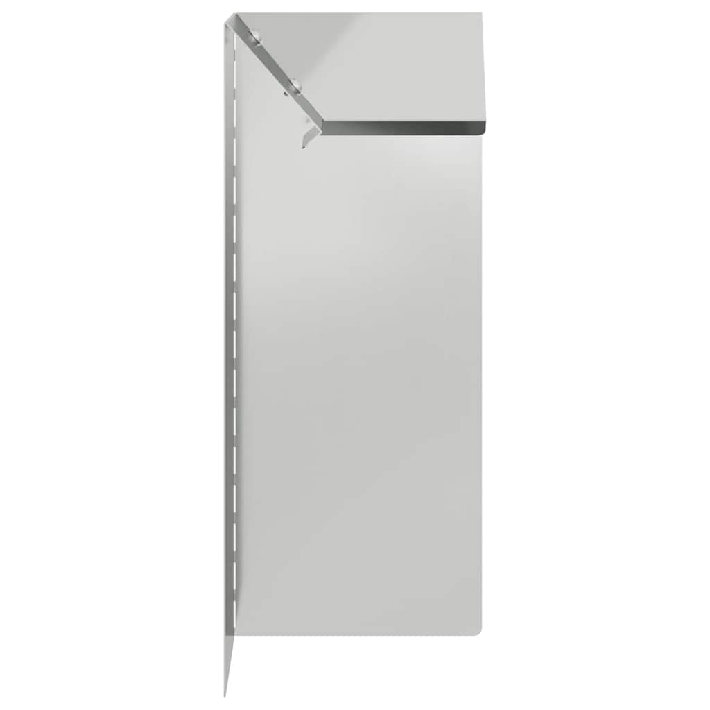 Snail Fence Silver 10 x 10 x 25 cm Galvanised Steel