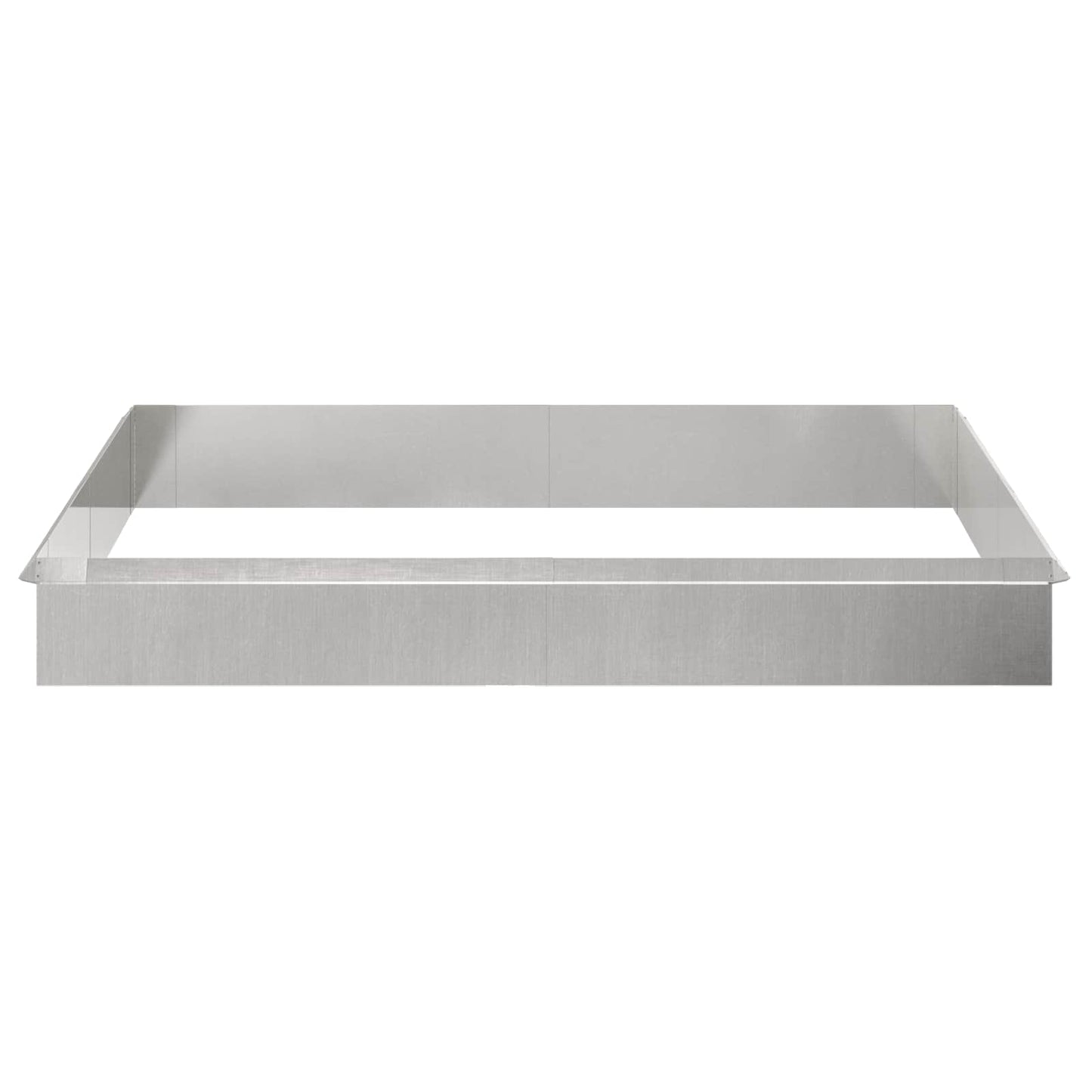 Snail Fences 12 pcs 100 x 3.5 x 25 cm Stainless Steel Silver