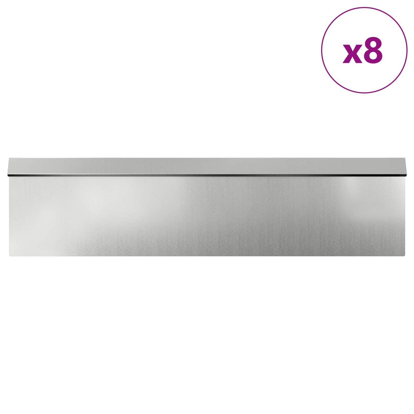 Snail Fences 12 pcs Silver Galvanised Steel