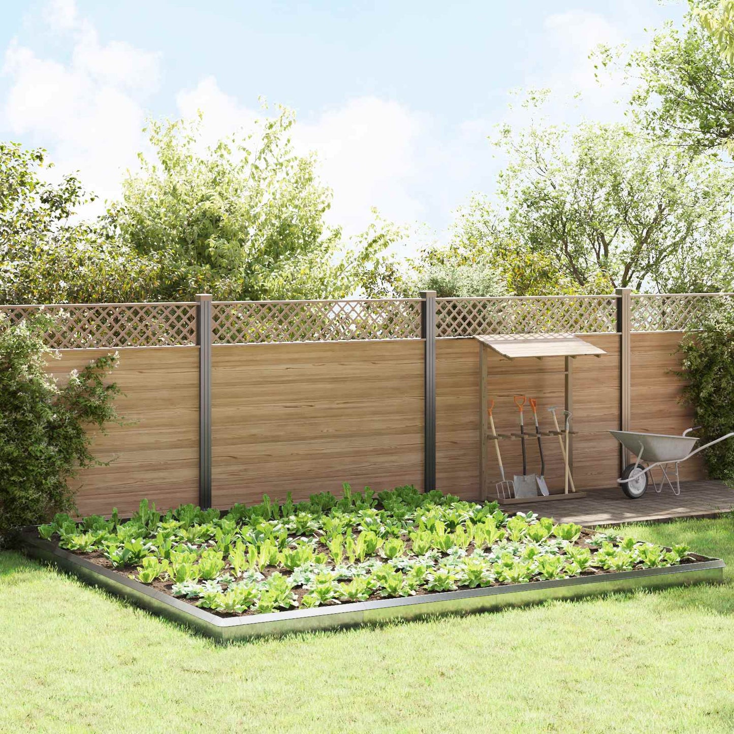 Snail Fences 20 pcs Silver Galvanised Steel