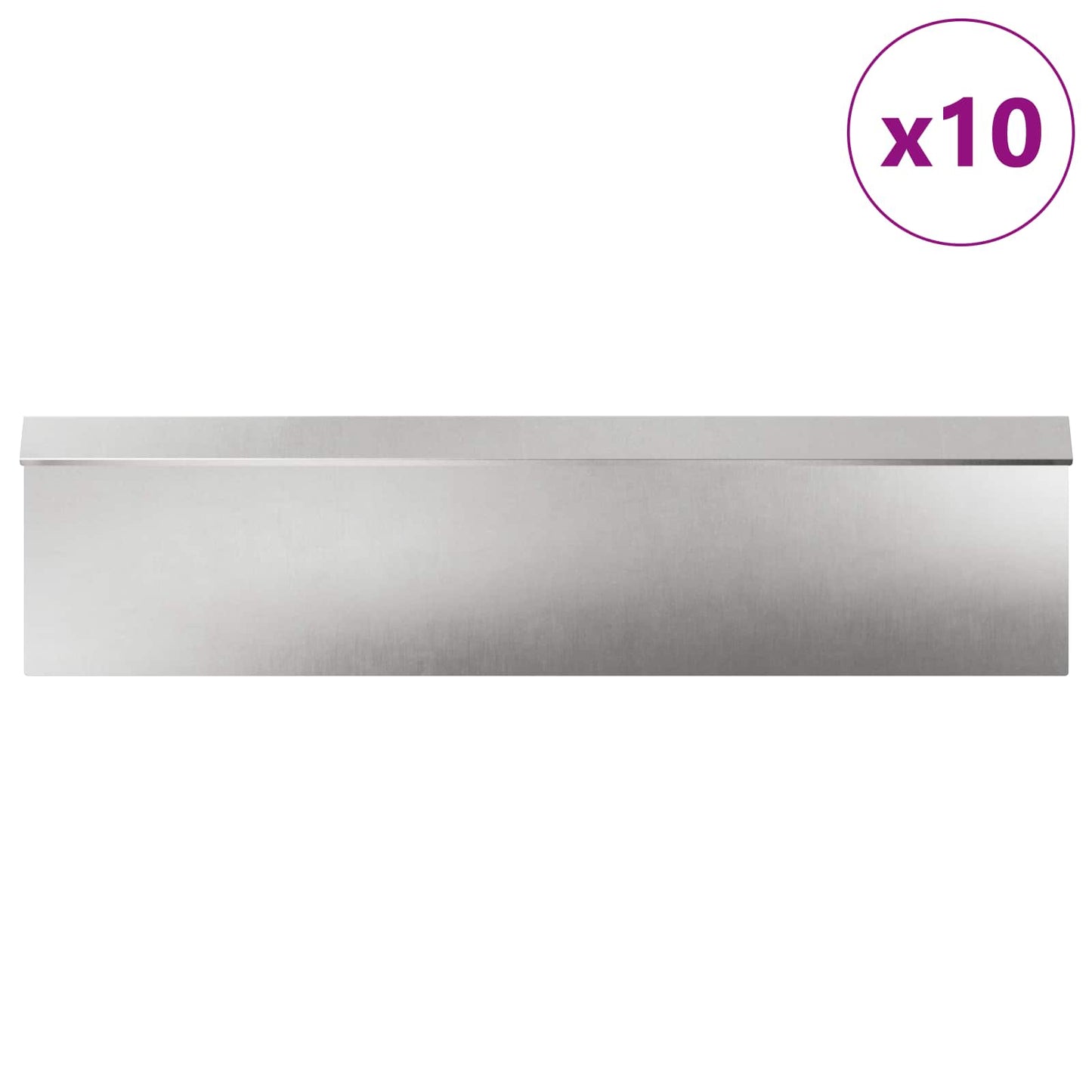 Snail Fences 16 pcs Silver Stainless Steel