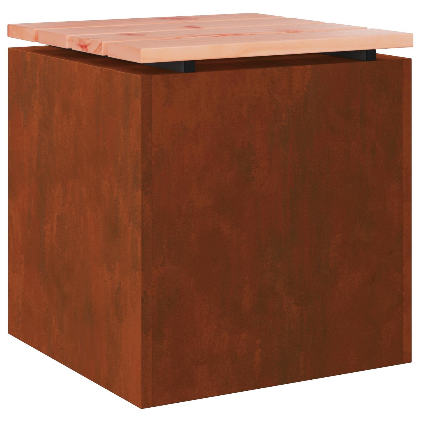 Garden Bench Rusty 40 x 40 x 43 cm Weathering steel