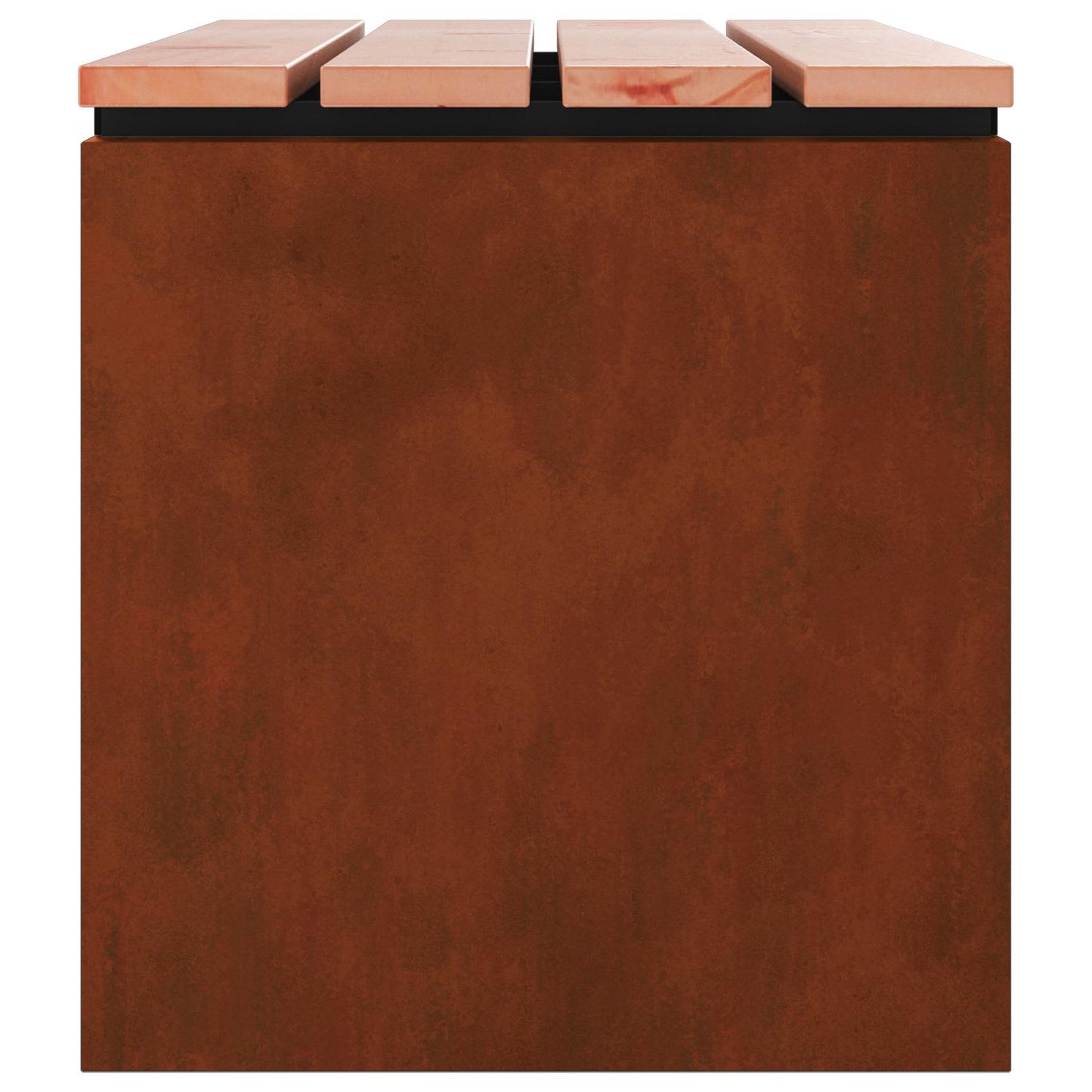 Garden Bench Rusty 40 x 40 x 43 cm Weathering steel
