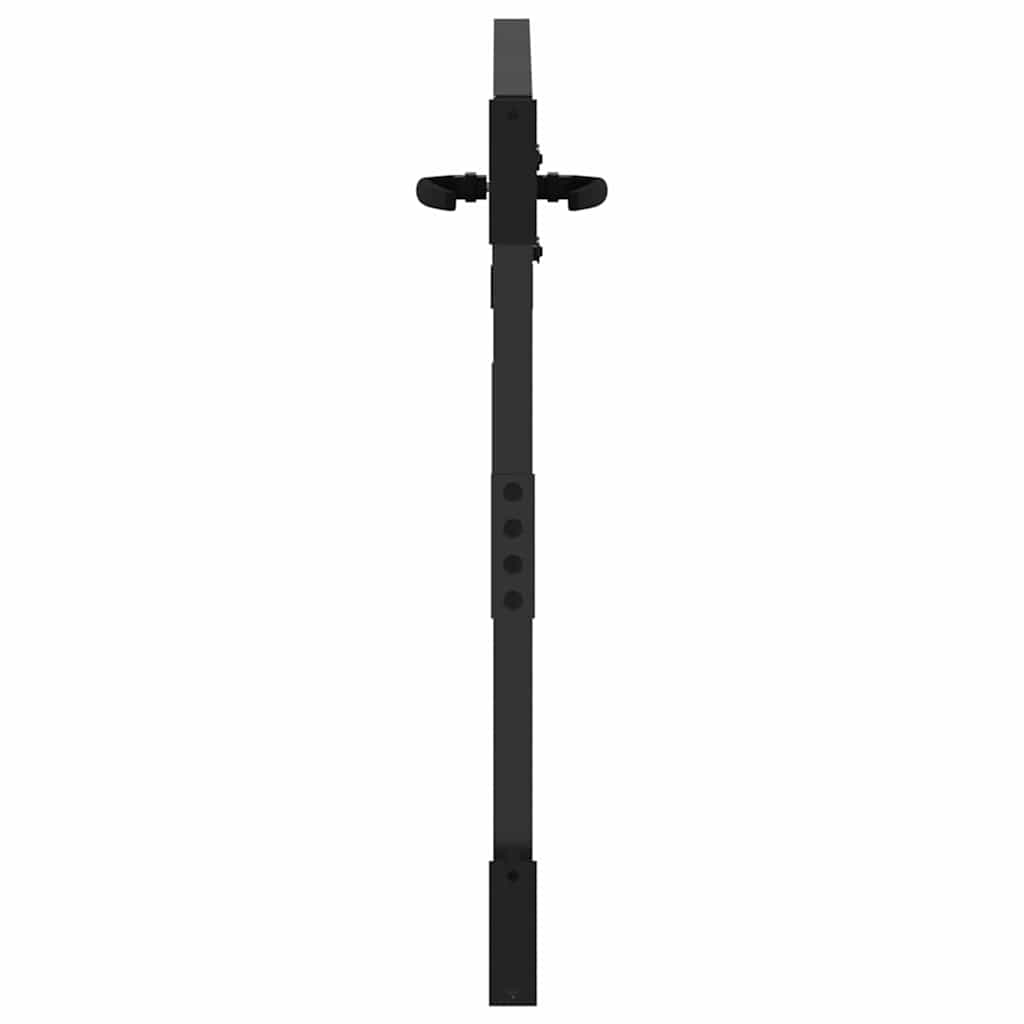 Garden Gate 85 x 100 cm Powder-coated steel Black Lockable