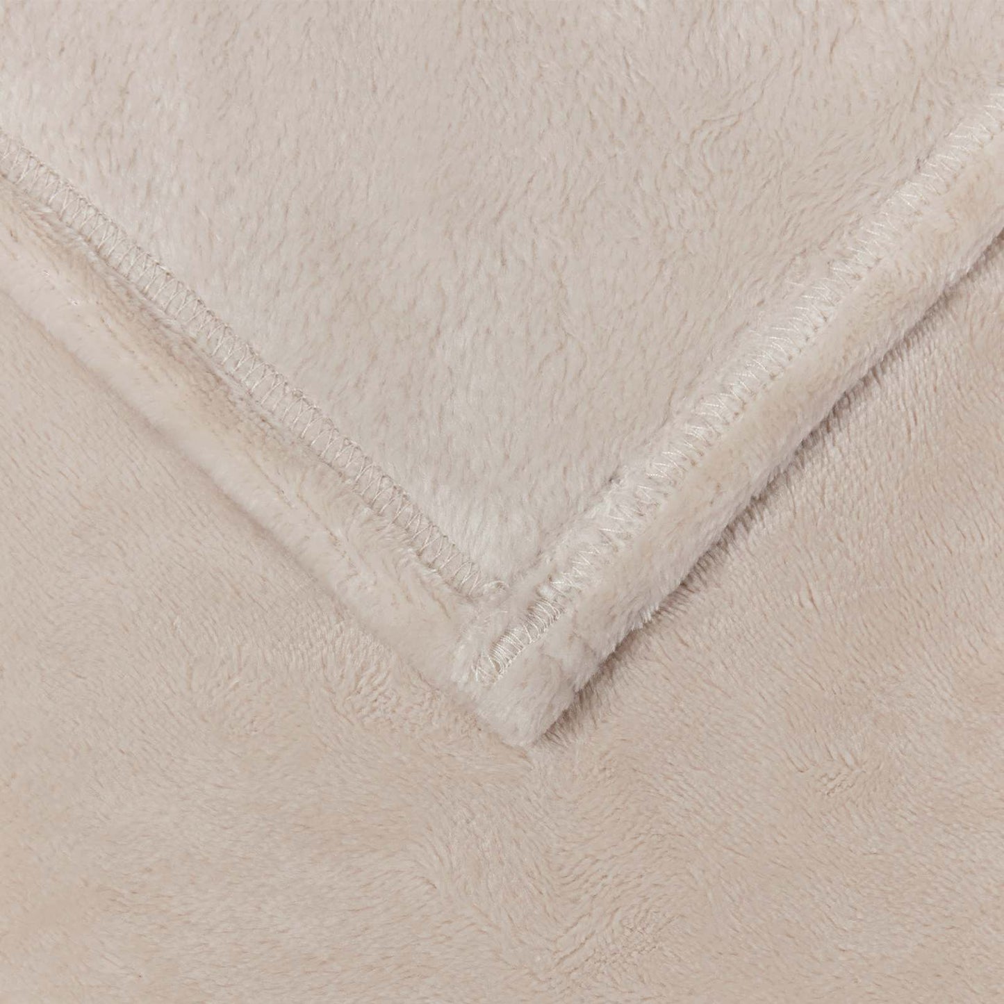 Throw Blankets 6 pcs Beige 240 x 270 cm Fleece