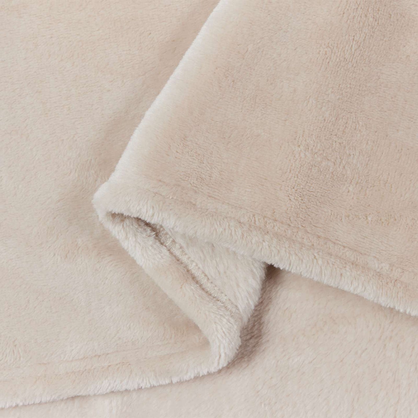 Throw Blankets 6 pcs Beige 240 x 270 cm Fleece