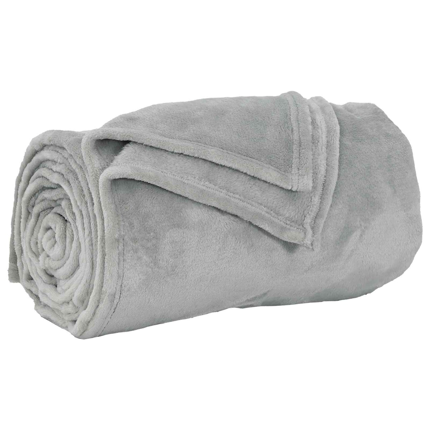 Throw Blankets 6 pcs Grey 130 x 150 cm Fleece