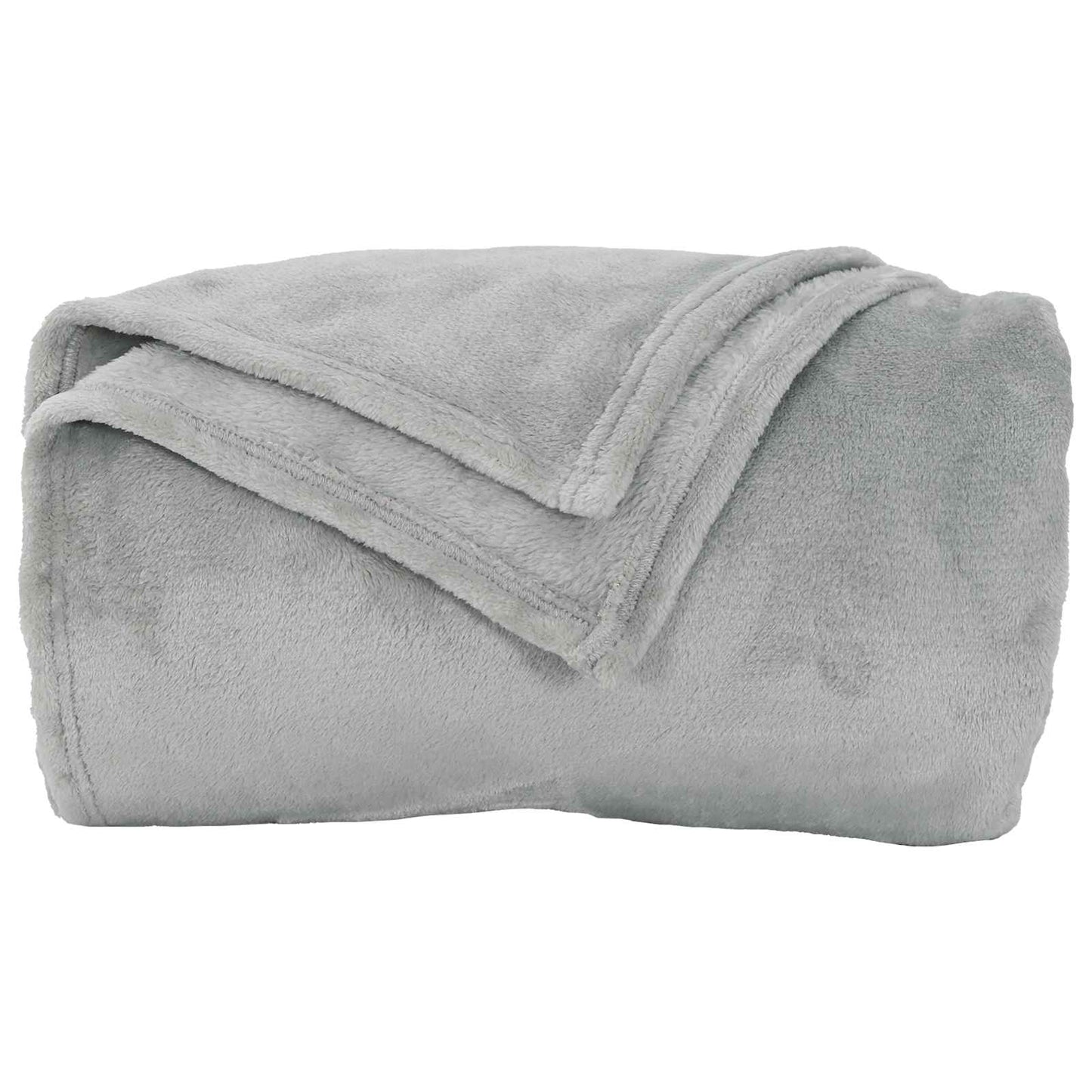 Throw Blankets 6 pcs Grey 130 x 150 cm Fleece