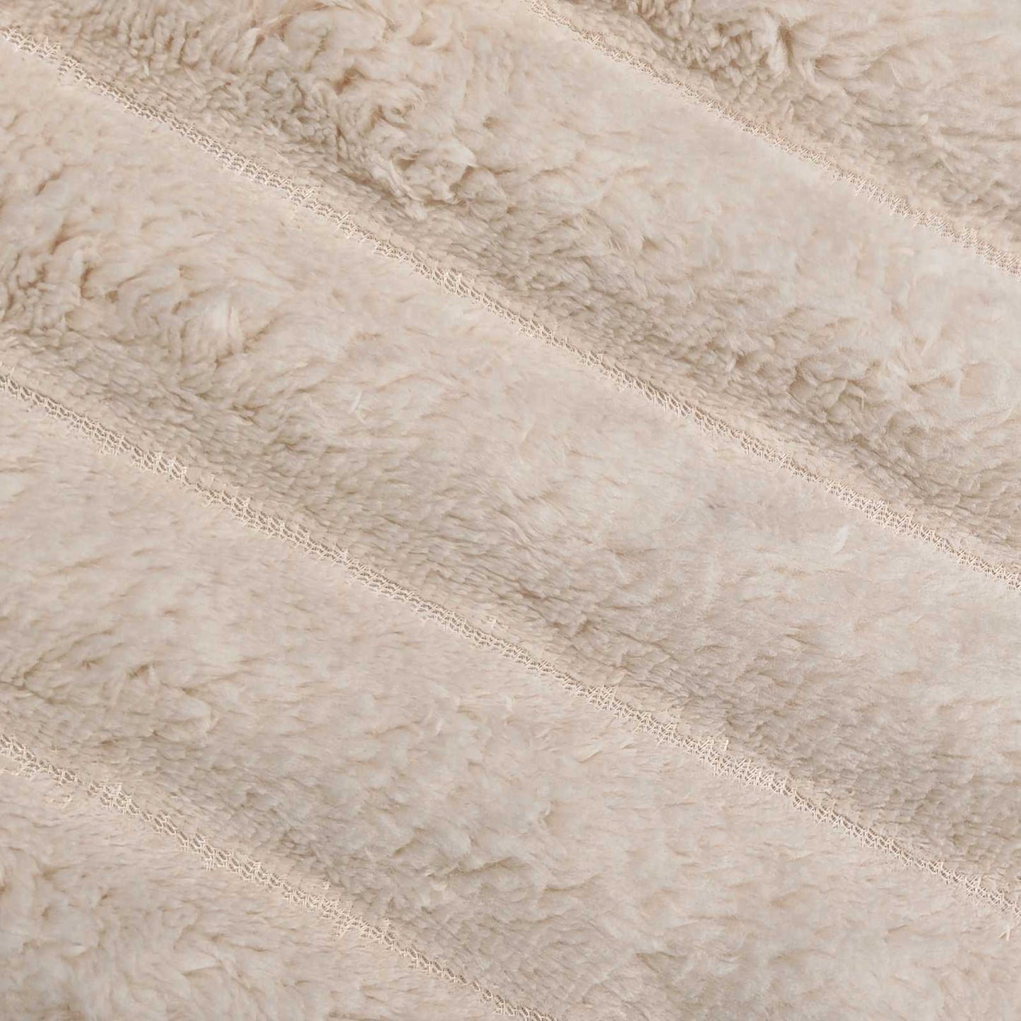 Throw Blanket Beige 200 x 150 cm Fleece