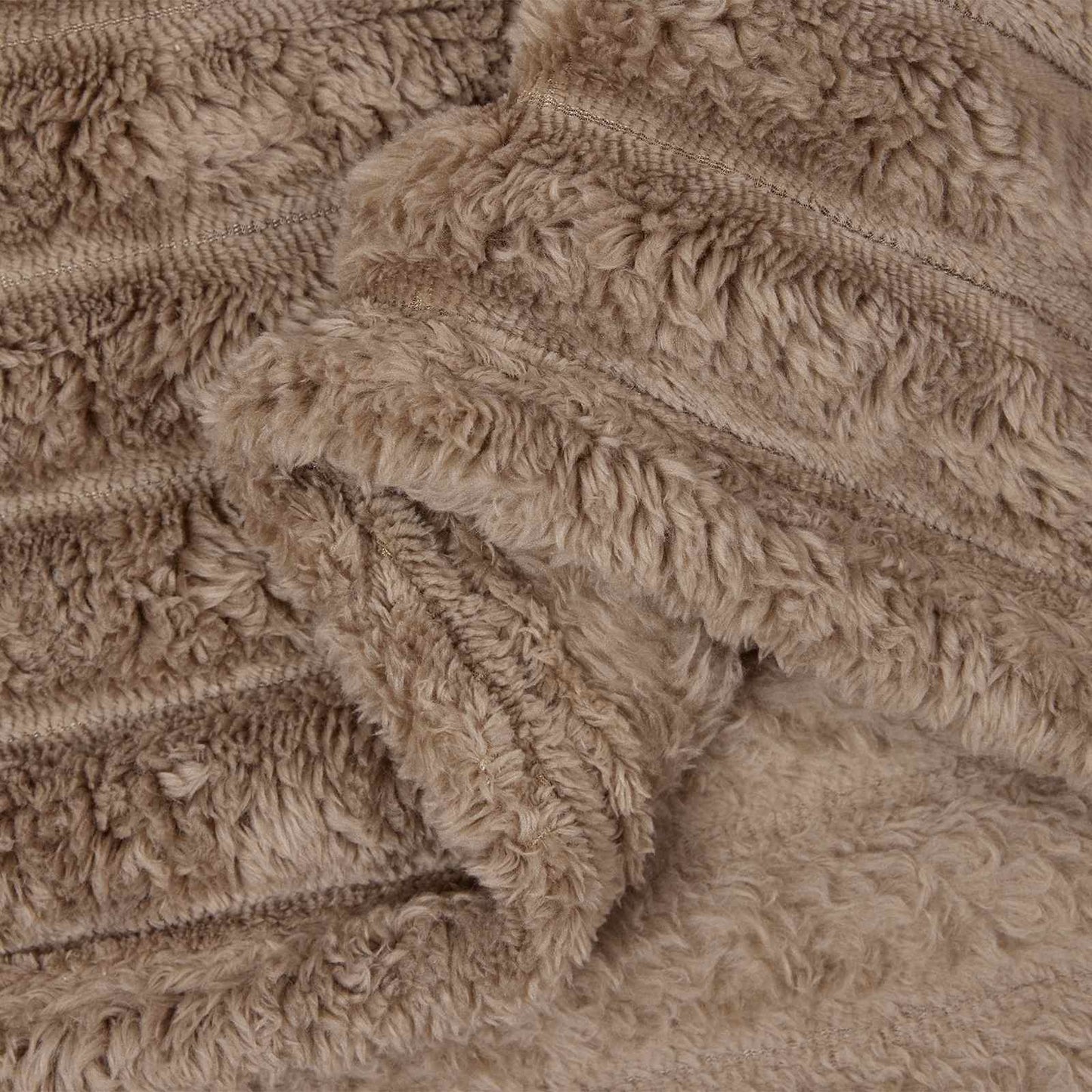 Throw Blanket Camel 200 x 150 cm Fleece