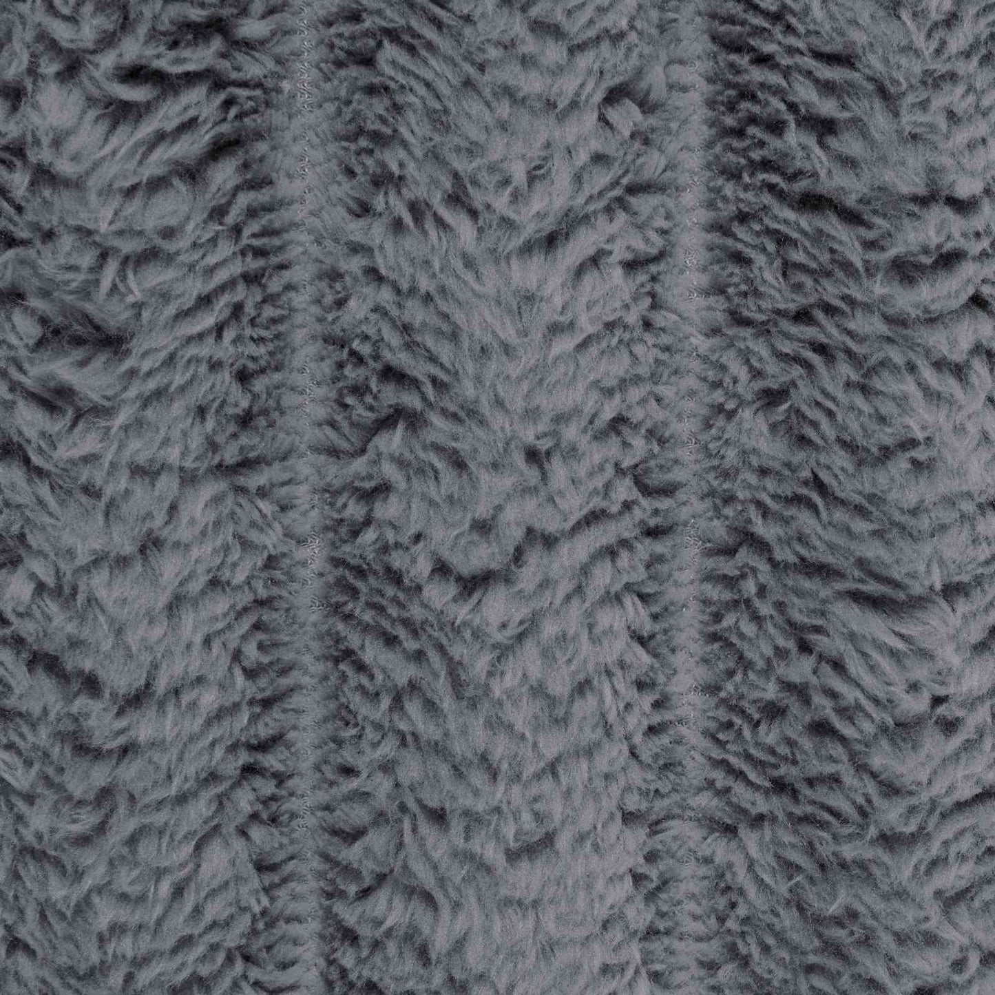 Throw Blanket Dark Grey 150 x 130 cm Fleece