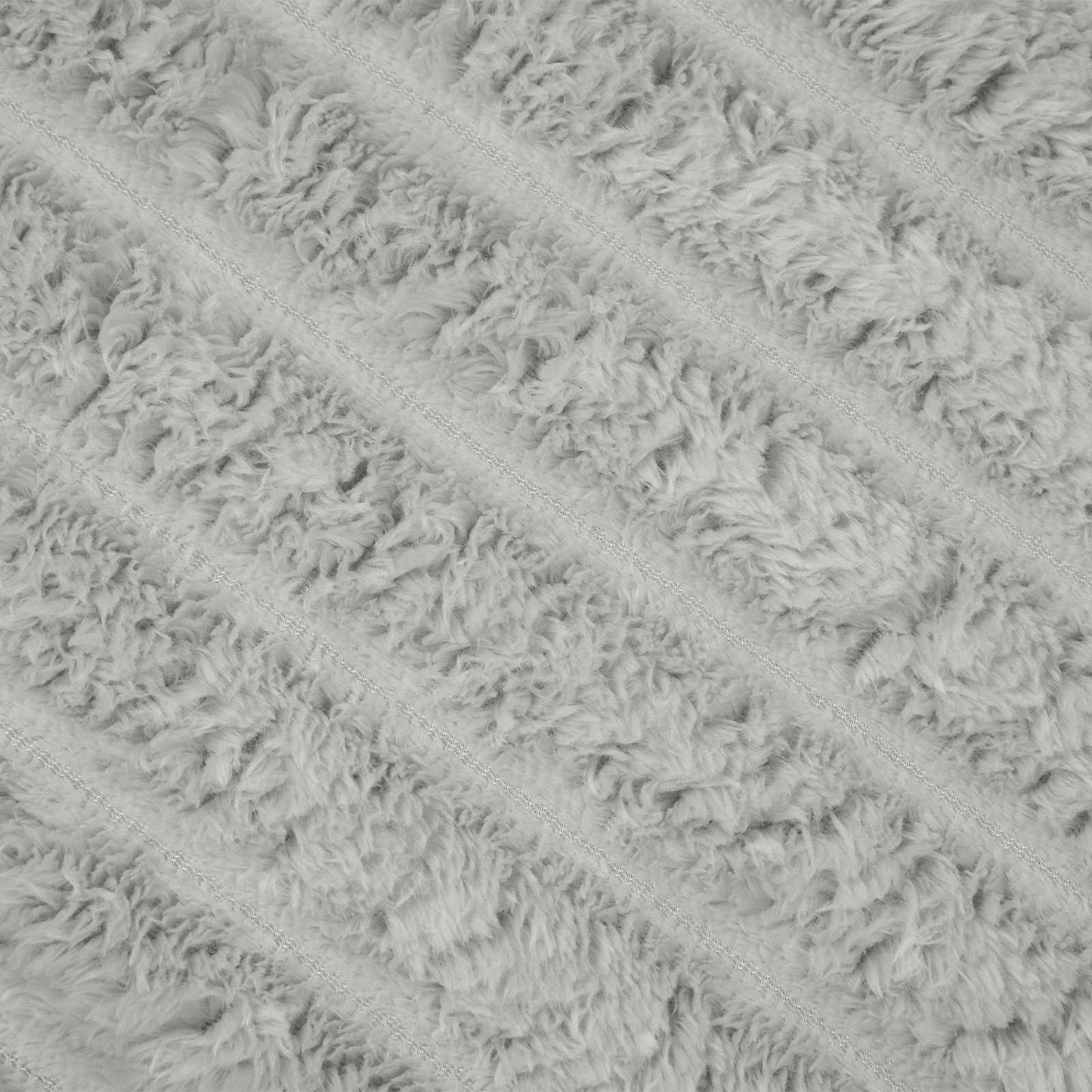 Throw Blanket Grey 270 x 240 cm Fleece