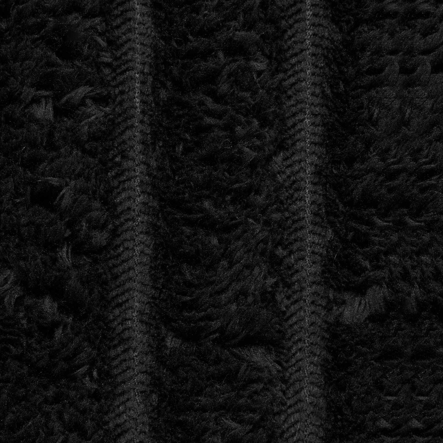 Throw Blanket Black 270 x 240 cm Fleece