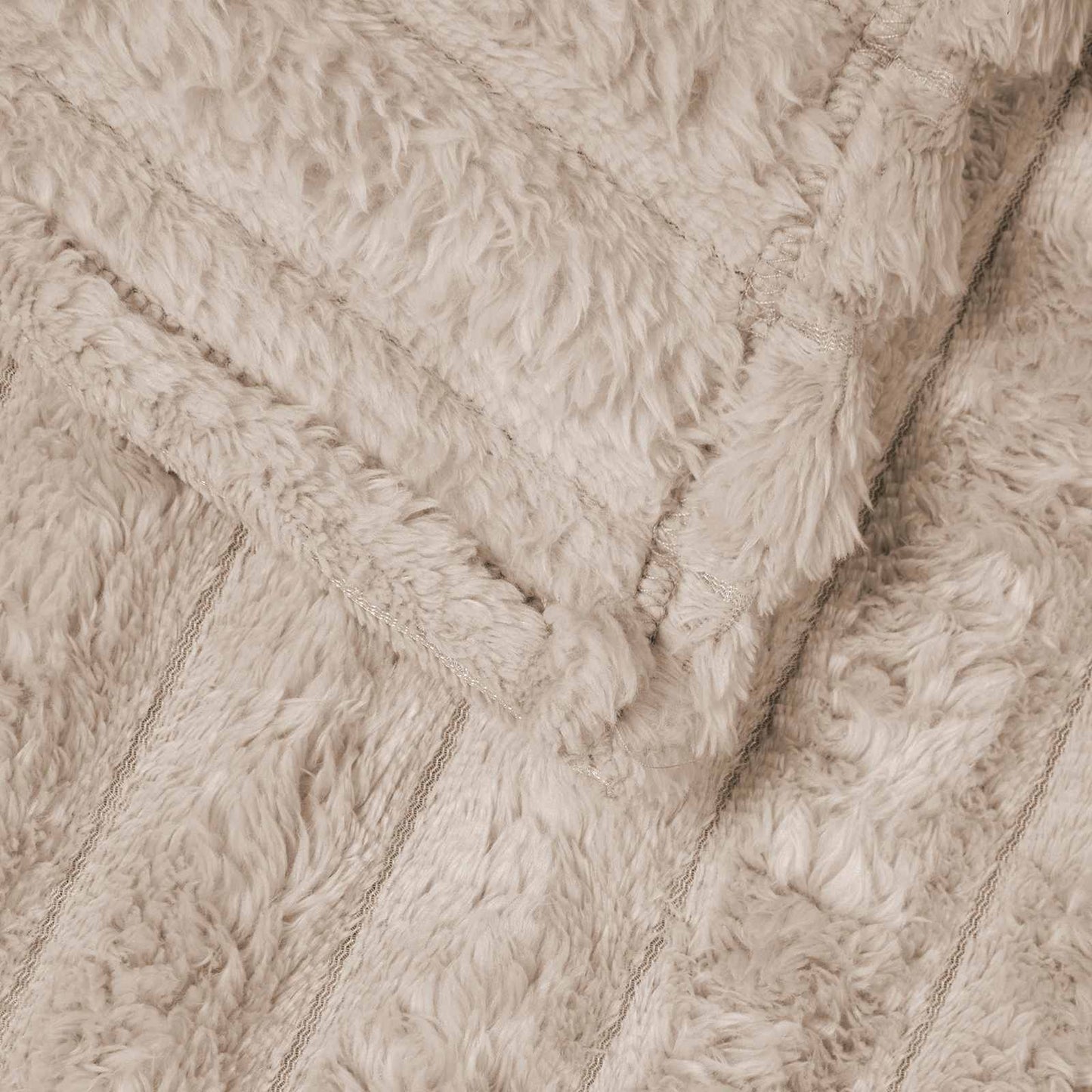 Throw Blankets 6 pcs Beige 150 x 130 cm Fleece