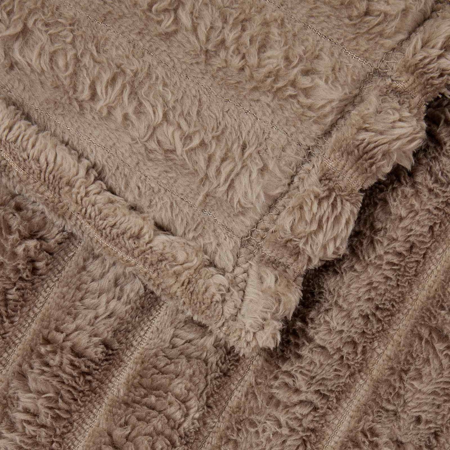 Throw Blankets 6 pcs Camel 240 x 220 cm Fleece
