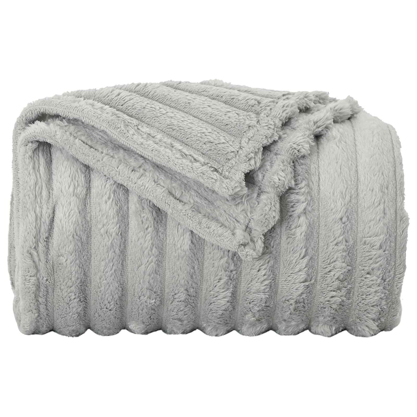 Throw Blankets 6 pcs Grey 150 x 130 cm Fleece