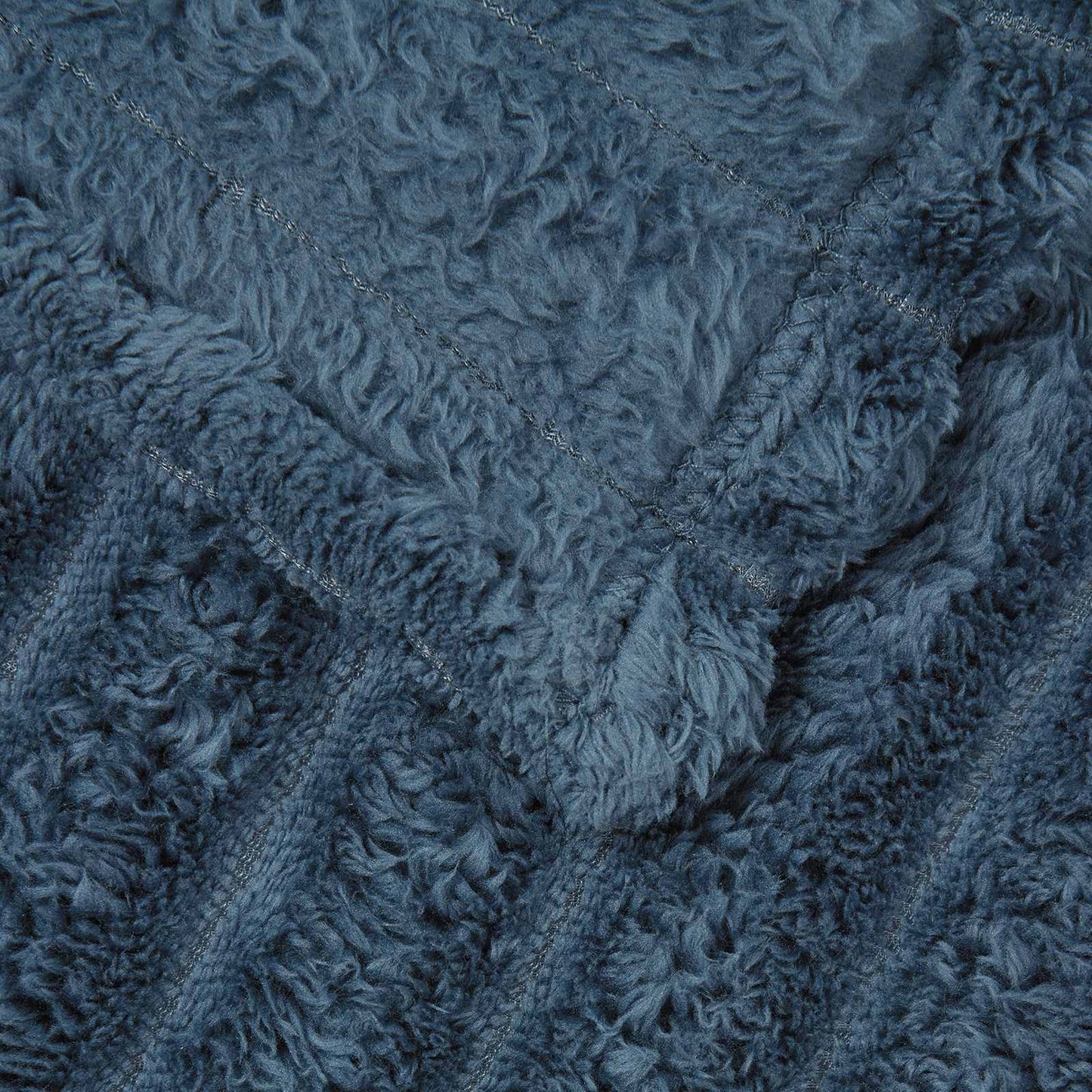 Throw Blankets 6 pcs Navy Blue 240 x 220 cm Fleece